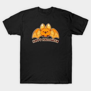 "Happy Halloween" Bat | Halloween T-Shirt